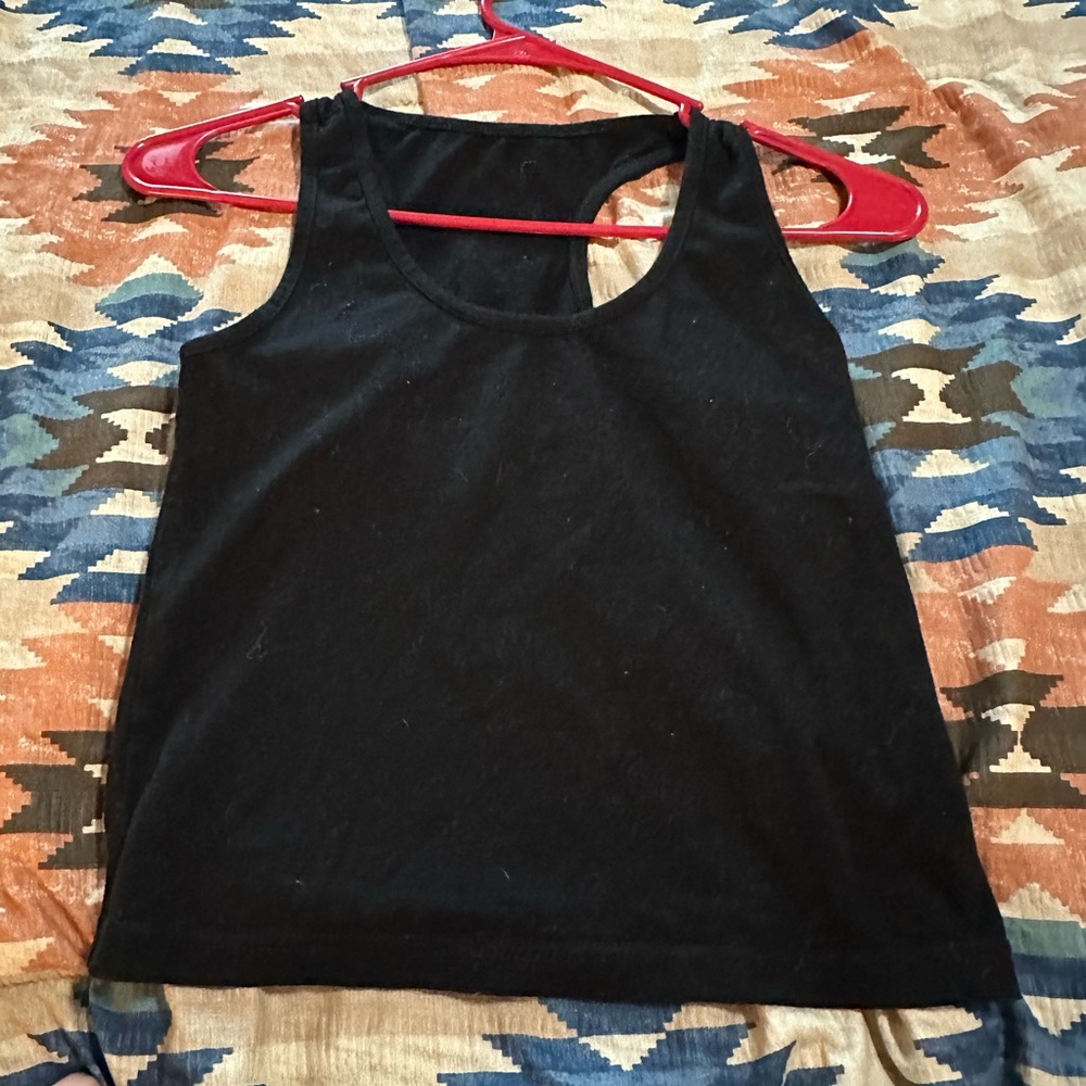 Chic Black Sleeveless Tank Top